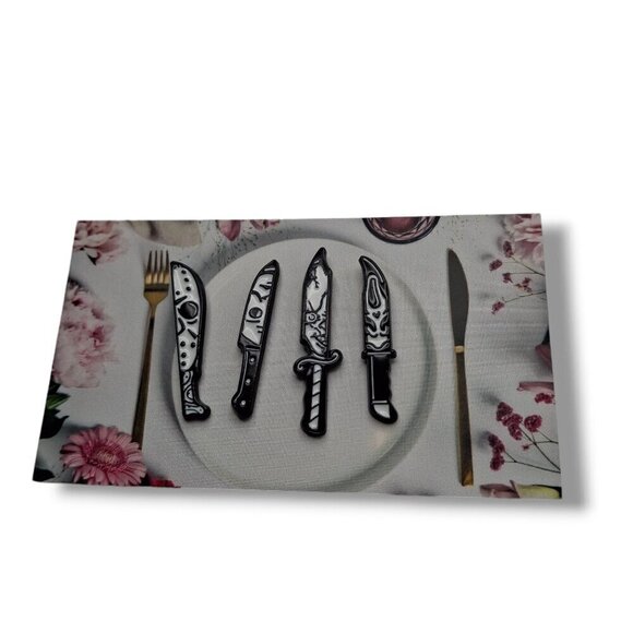 Horror Movies Ghost Face | Jason | Michael Myers | Chucky | 4 pc set Pin/Brooch - Picture 3 of 7